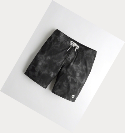 Black Men's Hollister Classic Fit Boardshorts | UK-635LIEX