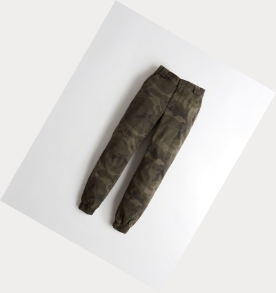 Camo Women's Hollister Classic Stretch Ultra High-Rise Twill Pants | UK-582LXMH