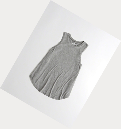 Grey Women's Hollister Must-Have Easy Tanks | UK-890CTAD