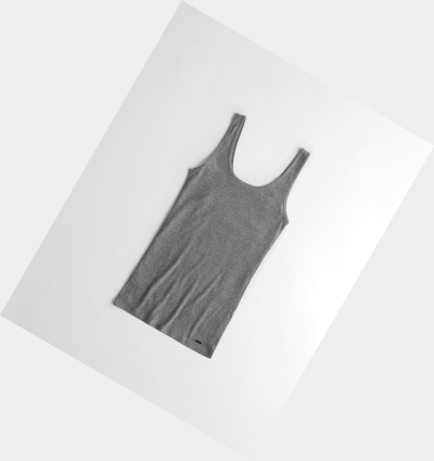 Grey Women's Hollister Must-Have Slim Tanks | UK-258OHAM