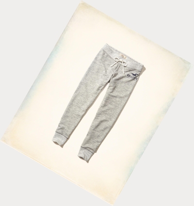 Light Grey Women's Hollister High-Rise Fleece Leggings | UK-471FKQM