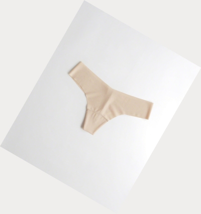 Light Women's Hollister Gilly Hicks No-Show Thong Underwear | UK-685NPMG