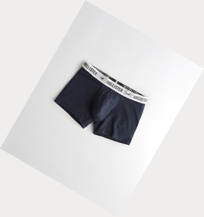 Navy Men's Hollister Classic Trunk Underwear | UK-160DBSI