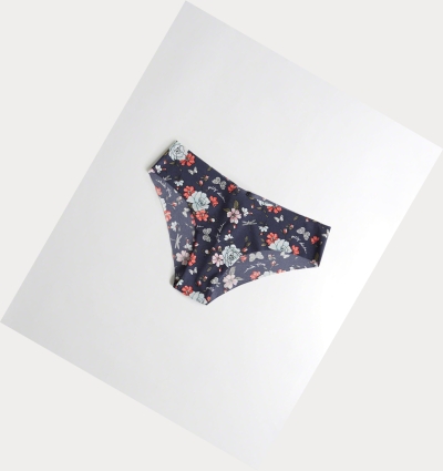 Navy Women's Hollister Gilly Hicks No-Show Cheeky Underwear | UK-208ODZA