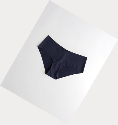 Navy Women's Hollister Gilly Hicks No-Show Hiphugger Underwear | UK-942WMTI