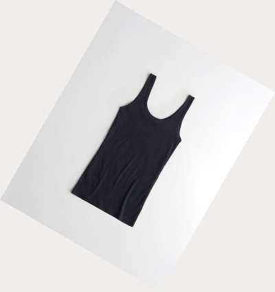 Navy Women's Hollister Must-Have Slim Tanks | UK-139WSHE