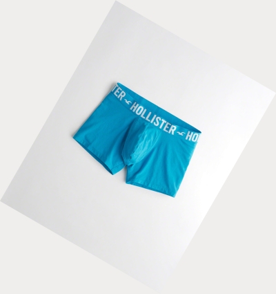 Turquoise Men's Hollister Classic Trunk Underwear | UK-586MTVH