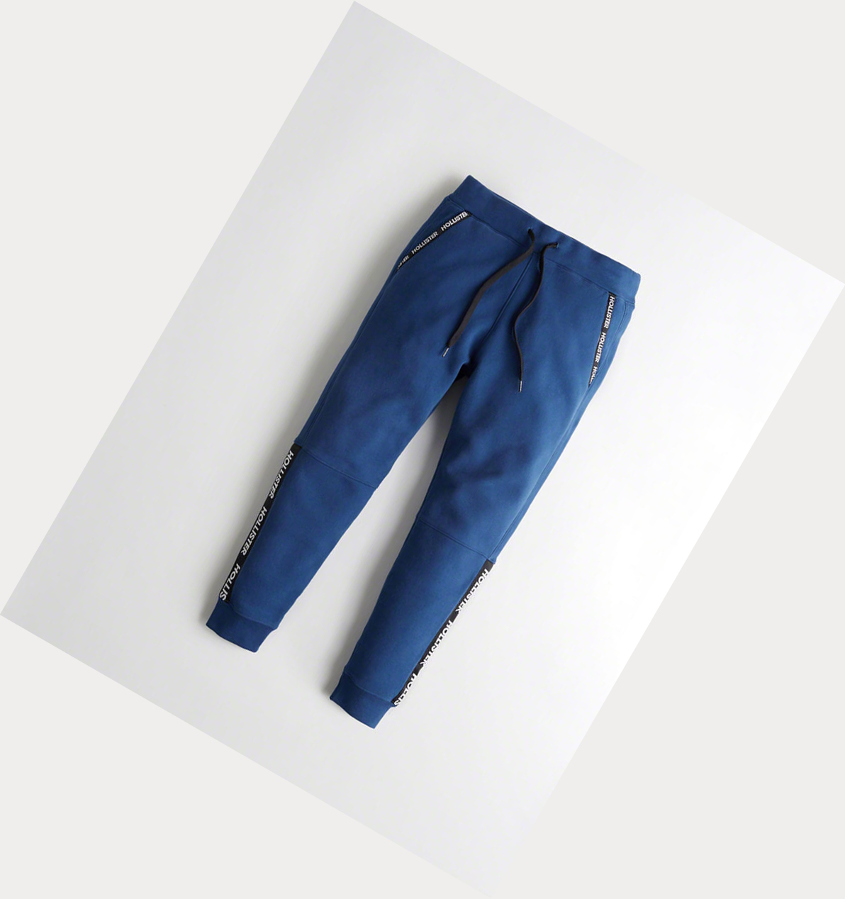 Blue Men\'s Hollister Skinny Fleece Jogger | UK-301KNPI