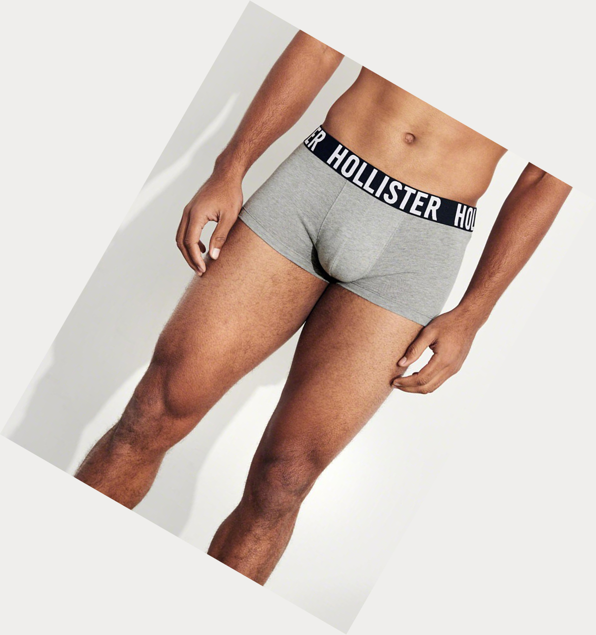 Grey Men's Hollister Low-Rise Trunk Multipack Underwear | UK-218GZWM