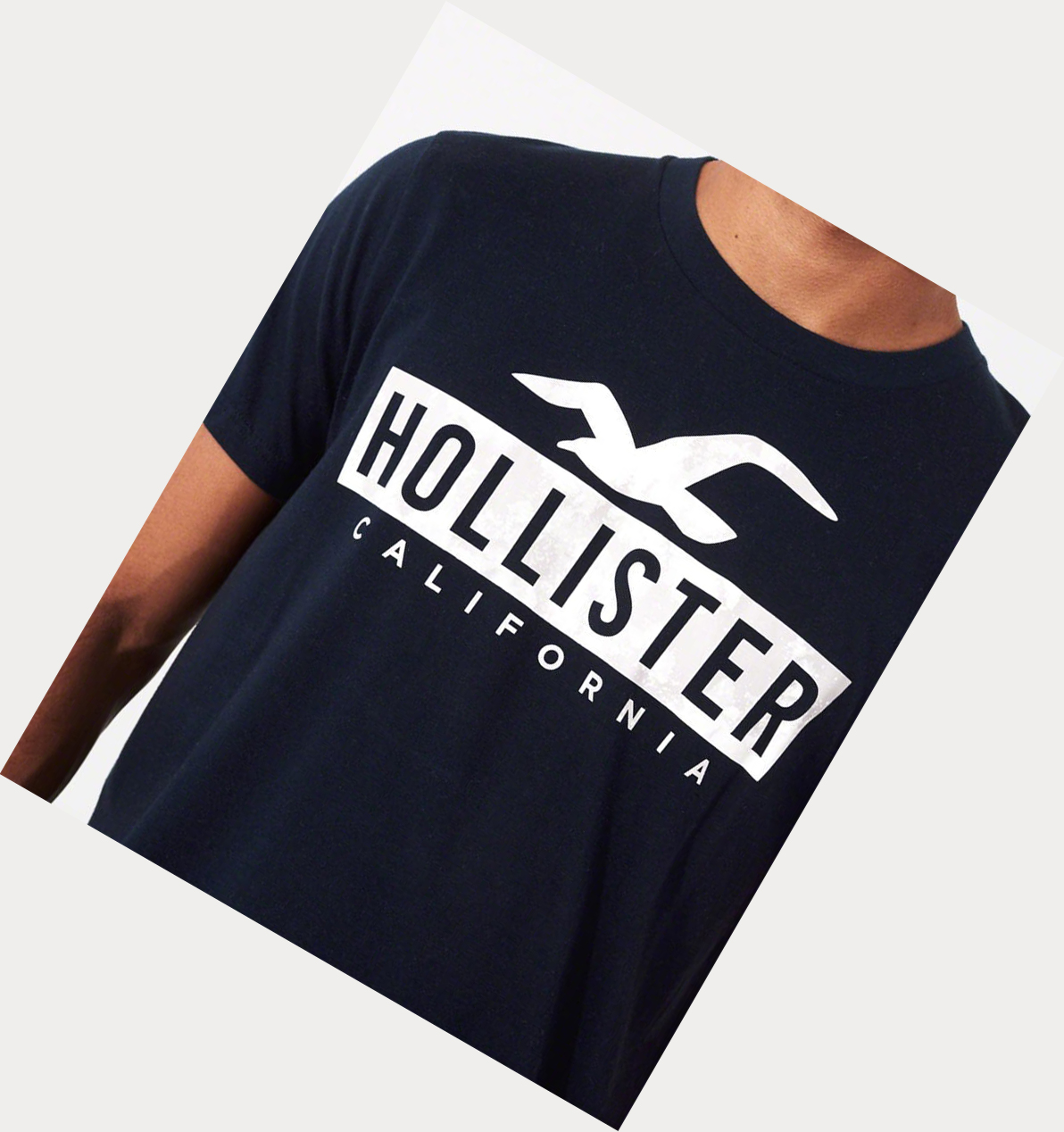 Grey Men's Hollister Must-Have Crewneck Short Sleeve | UK-568JYUE