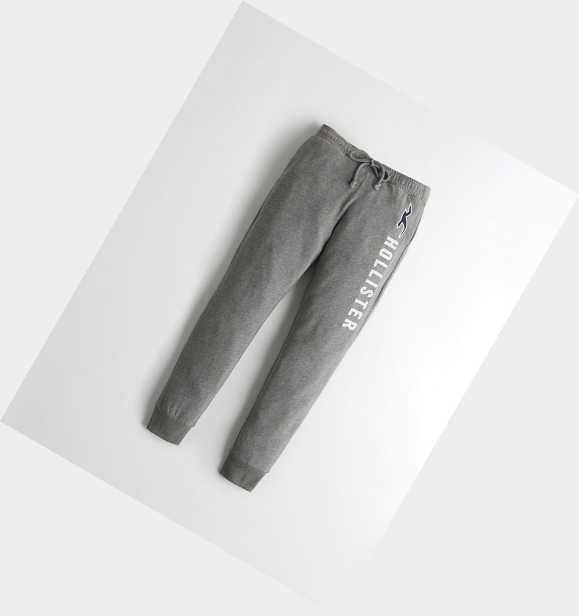 Grey Women\'s Hollister Mid-Rise Fleece Sweatpants | UK-850DMPZ